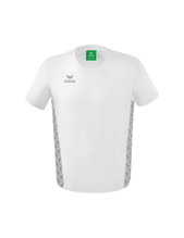 Erima Leisure T-shirt Essential Team - soft cotton blend, classic cut - white/grey Men